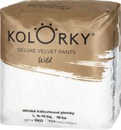 Kolorky DELUXE VELVET PANTS Wild vel. L (8-13 kg) 19 ks
