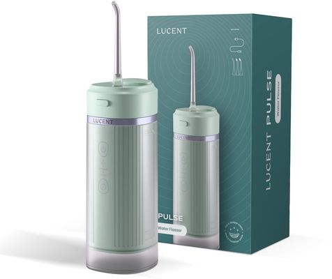Be Lucent Pulse Water Flosser, mint green