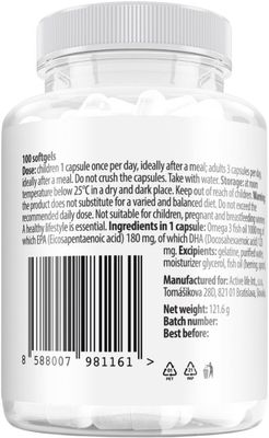 Zerex Omega 3 1000mg, 100 kapslí