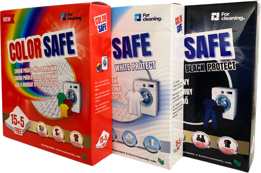 Color Safe Bělicí ubrousky na praní White protect 20 ks