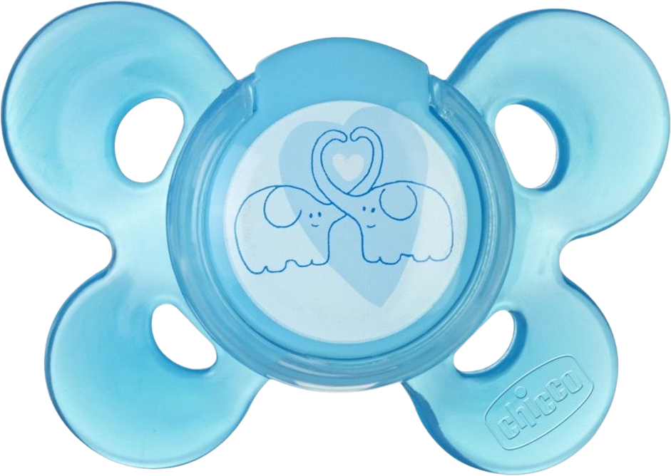 Chicco Dudlík Physio Comfort silikonový 6-16m chlapec - méďa
