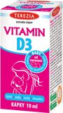 Terezia Vitamin D3 BABY od narození 400 IU kapky 10 ml