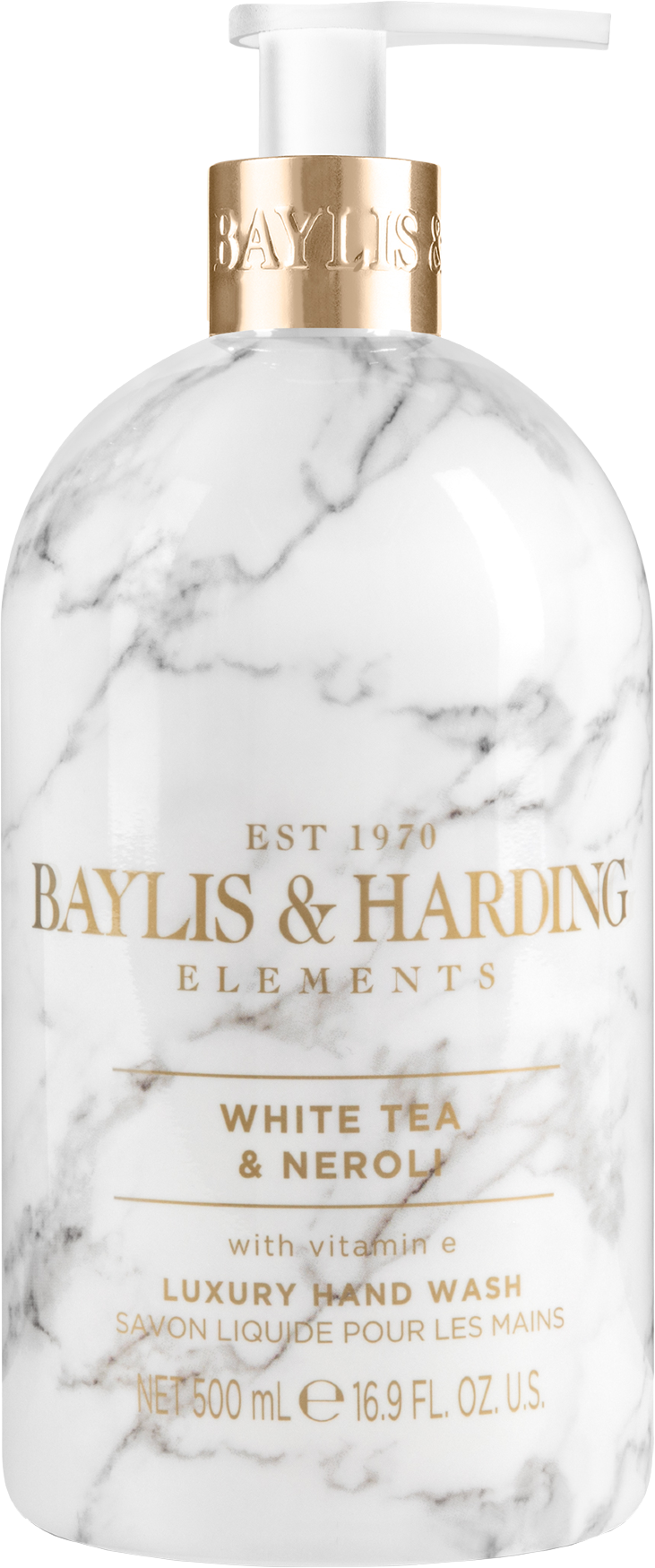 Baylis & Harding Elements Tekuté mýdlo na ruce White tea & Neroli 500 ml
