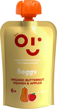 Beggs BIO Máslová dýně a jablka 120 g