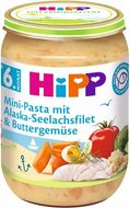 HiPP Těstoviny s treskou v máslové zelenině 190 g