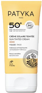 Patyka Tónovaný opalovací krém na obličej SPF 50+ natural 40 ml