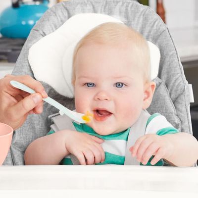 Skip Hop Lžičky silikonové Easy Feed Grey, Teal , 6m+ 2 ks