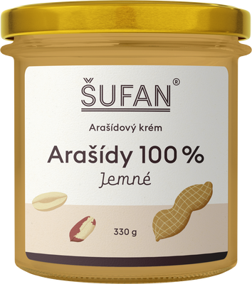Šufan Arašídové máslo 100% jemné 330 g
