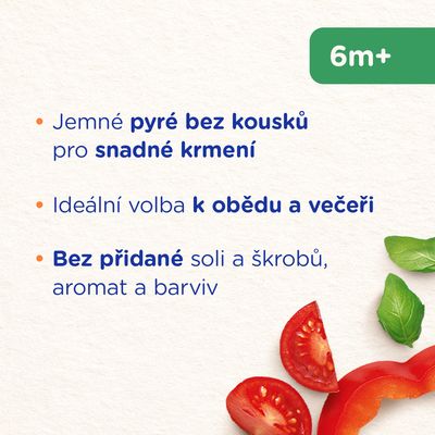 Sunar Příkrm kuskus se zeleninou a kuřetem 6m+, 190 g