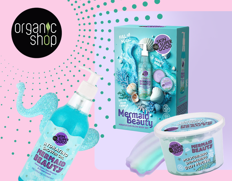 Organic Shop Skin Super Good Mermaid Beauty Miraculous Glow Body Set