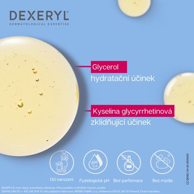 Dexeryl Mycí olej relipidační zklidňující a proti škrábání 1000 ml