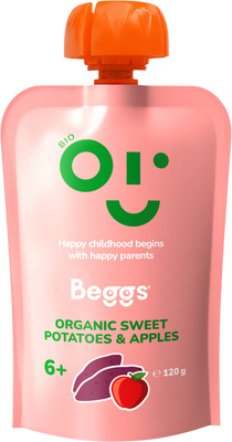 Beggs BIO Batáty a jablka 120 g