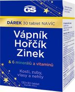 GS Vápník, hořčík, zinek 130 + 30 tablet