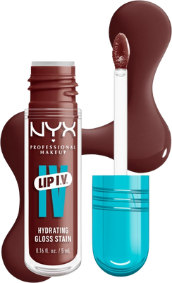 NYX Professional Makeup Lip IV Hydrating Gloss Stain, 05 Mocha Me Wet 5 ml