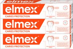 Elmex Caries Protection zubní pasta proti zubnímu kazu triopack 3 x 75 ml