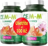 Cem-m Gummies Imunita želatinové multivitaminy 2 x 60 ks