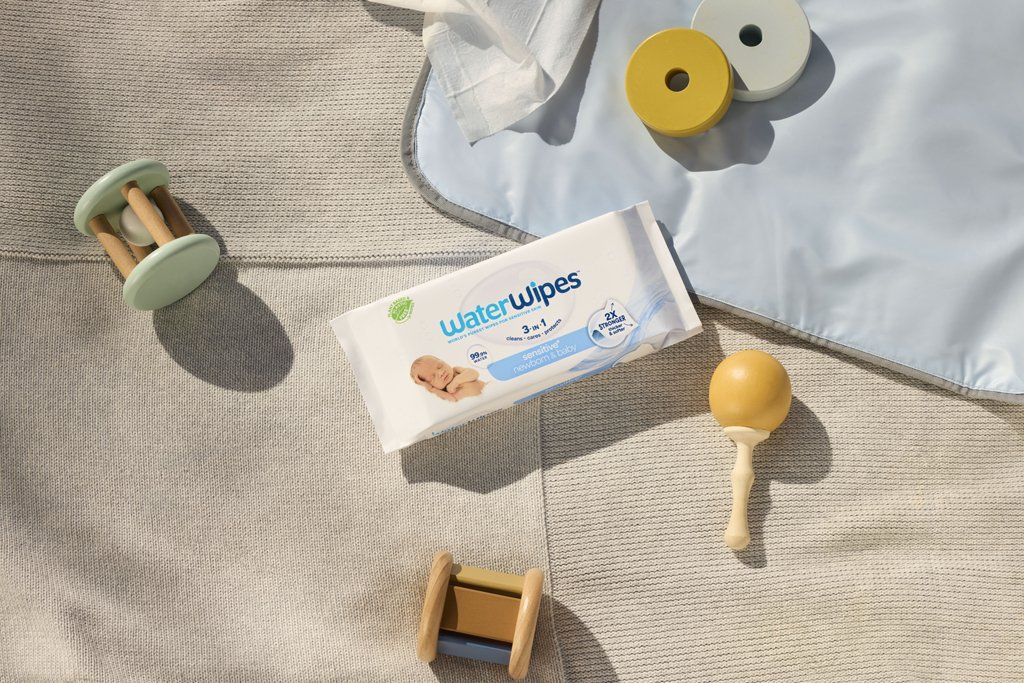 Waterwipes Ubrousky vlhčené bez obsahu plastů 60 ks