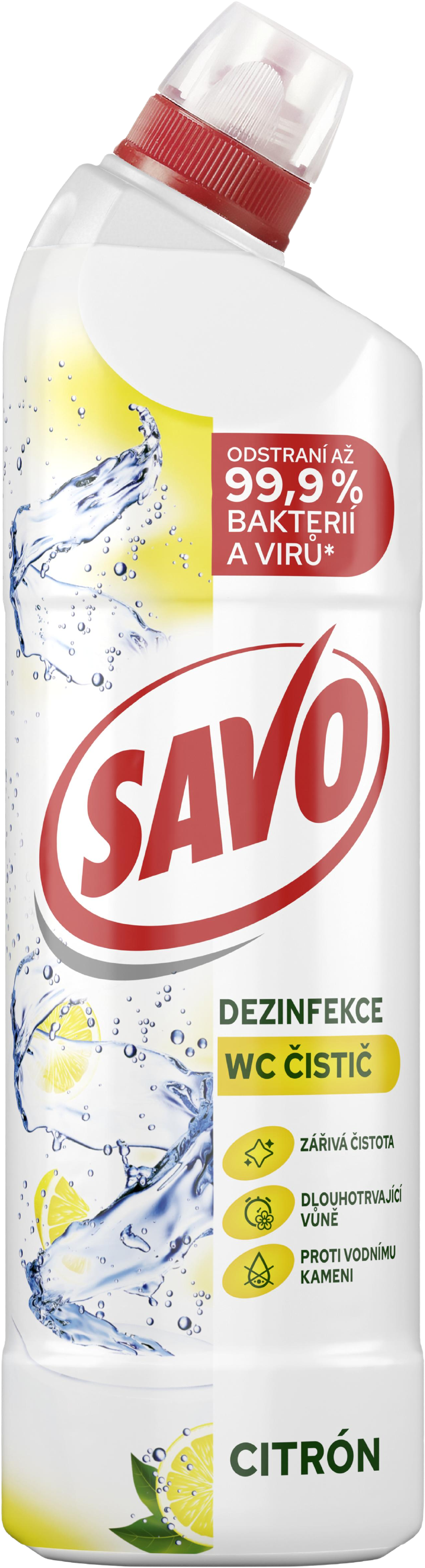 Savo WC gel Citrón 700 ml
