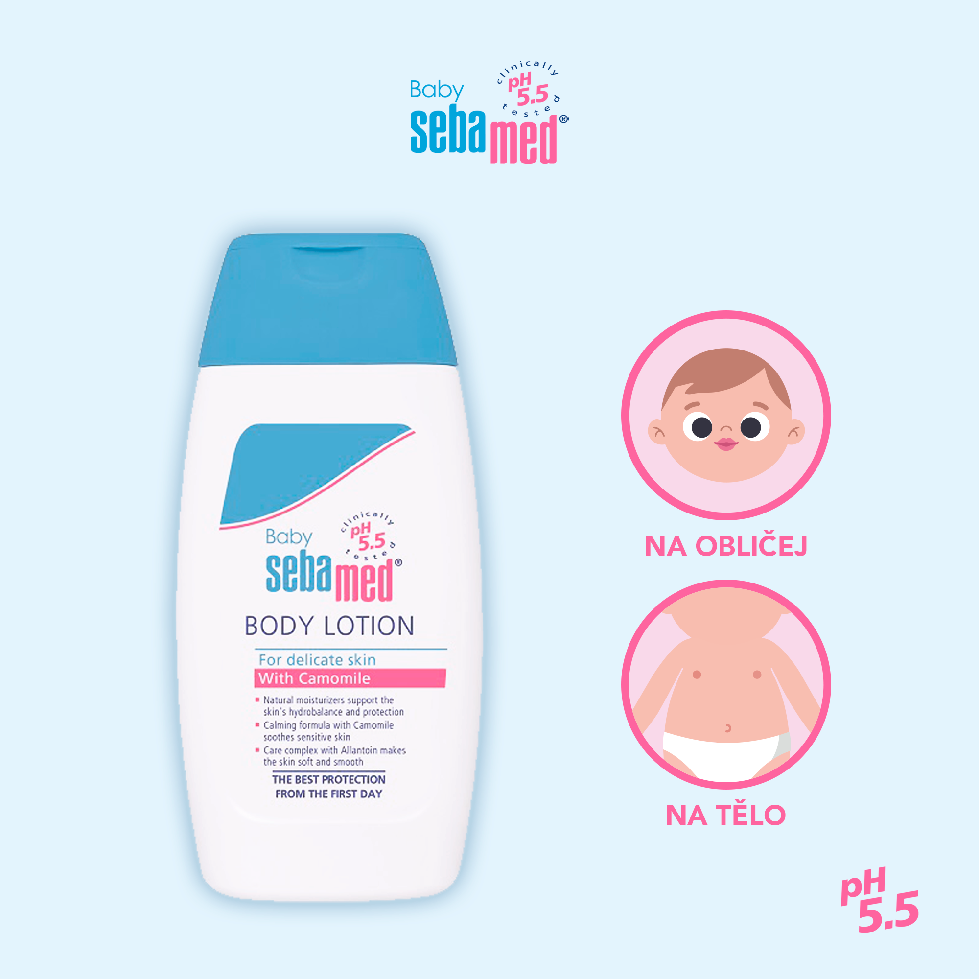 Sebamed dětské mléko 200 ml