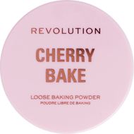 Revolution Cherry Bake Loose Powder & Puff pudr 3.2 g