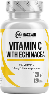 Maxxwin Vitamin C 500 + Echinacea 120 kapslí