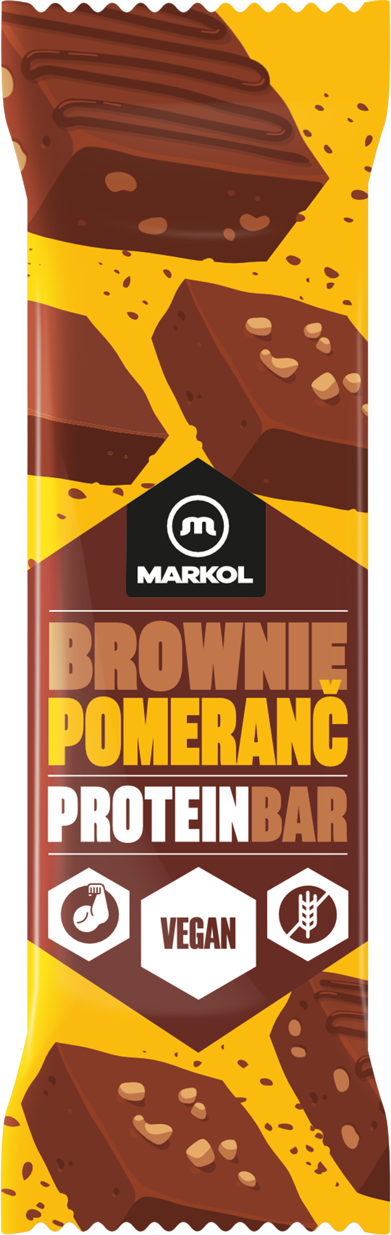 Markol Protein bar Čokobrownie a pomeranč 40 g