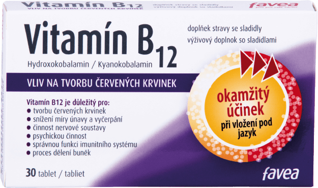 Favea Vitamín B12 30 tablet