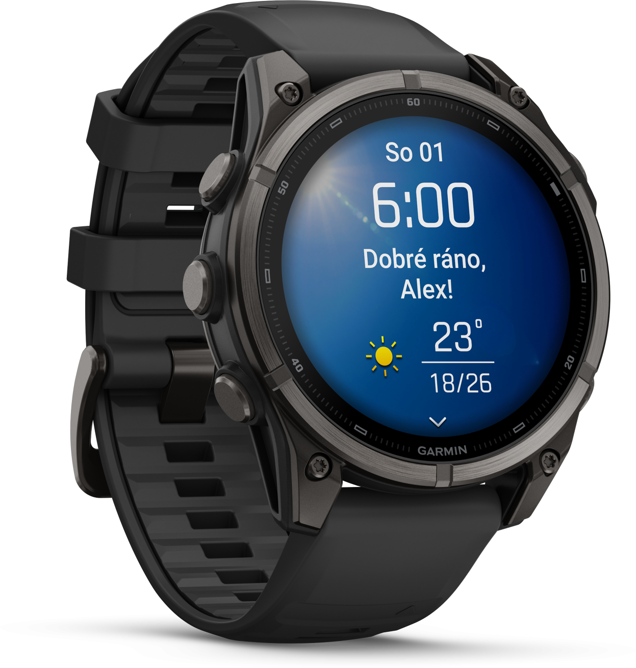 Garmin fenix 9 47mm AMOLED Pebble Gray