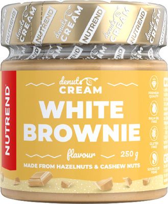 Nutrend Denuts Cream White Brownie 250 g