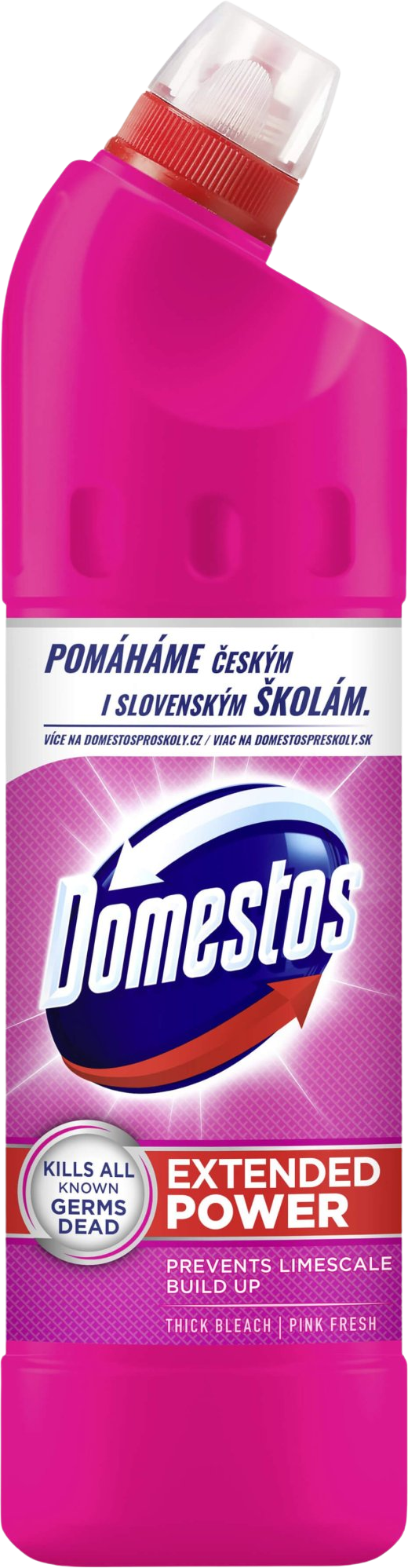 Domestos Extended Power Pink WC čistič 750 ml