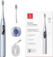 Oclean X Pro Digital Silver sonický kartáček, stříbrný