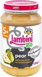 Lambini Bio Demeter příkrm hruška 190 g
