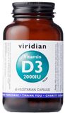 Viridian Vitamin D3 2000IU 60 kapslí
