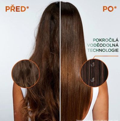 Garnier Fructis Keratin Sleek maska na suché a krepaté vlasy 370 ml