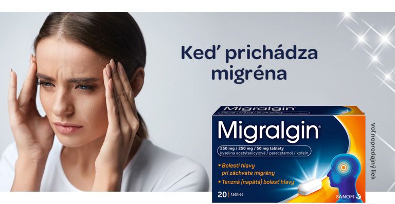  migréna, bolesť hlavy, úľava pri migréne