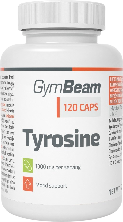 GymBeam Tyrosin 120 kapslí 120 ks