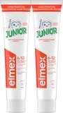 Elmex Junior zubní pasta pro děti ve věku 6-12 let duopack 2 x 75 ml