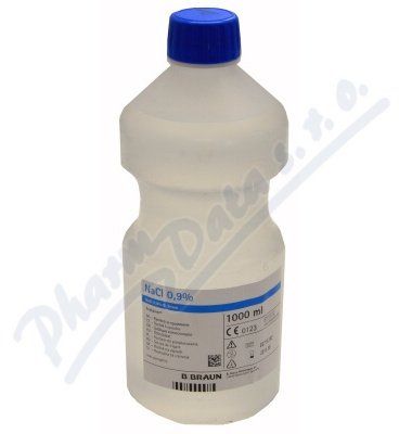 Ecotainer Nacl 0.9% šroub. uzávěr 1000 ml