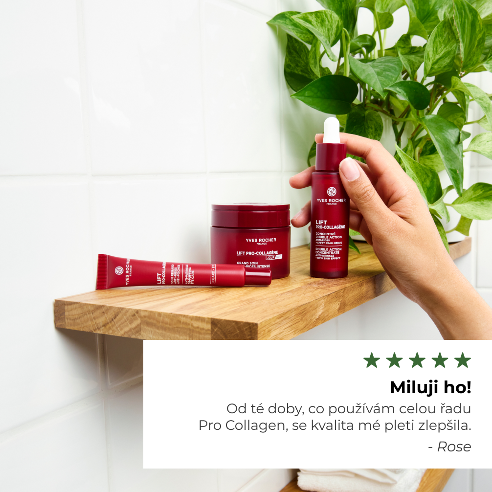 Yves Rocher Lift Pro-Collagène, Koncentrát s dvojím účinkem 30 ml