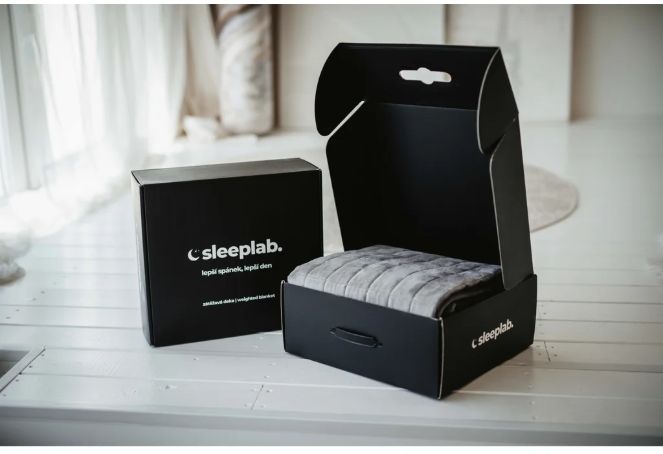 SleepLab Cool & Warm zátěžová deka pro děti 100x140cm 2 kg
