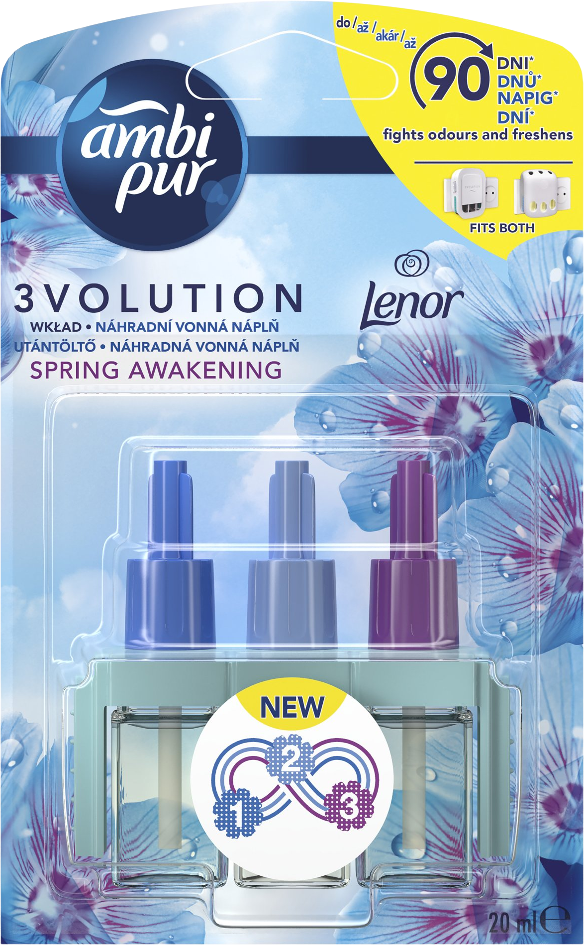 Ambipur 3Volution Spring Awakening Náplň do osvěžovače 20 ml