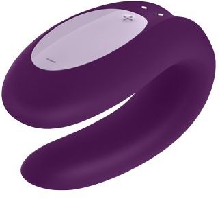 Satisfyer Párový vibrátor Double Joy Connect fialový