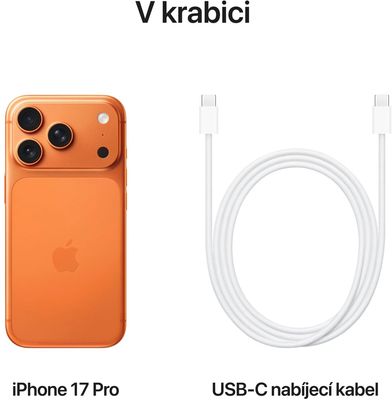 Apple iPhone 17 Pro 256GB Kosmická oranžová