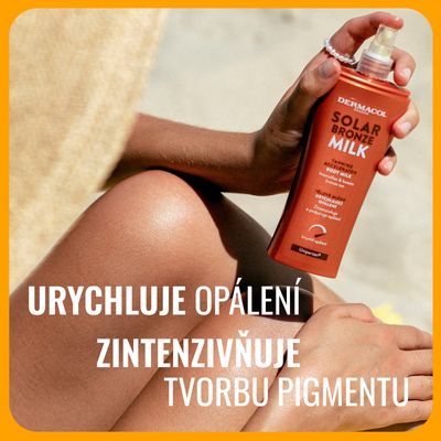 Dermacol Solar Bronze tělové mléko urychlující opálení 200 ml