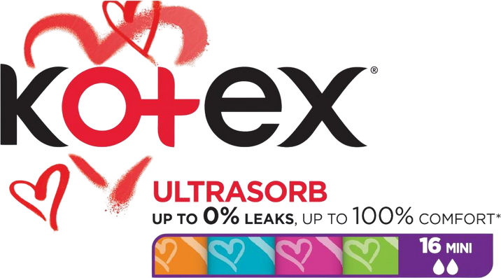 Kotex® Tampony Ultra Sorb Mini 16 ks