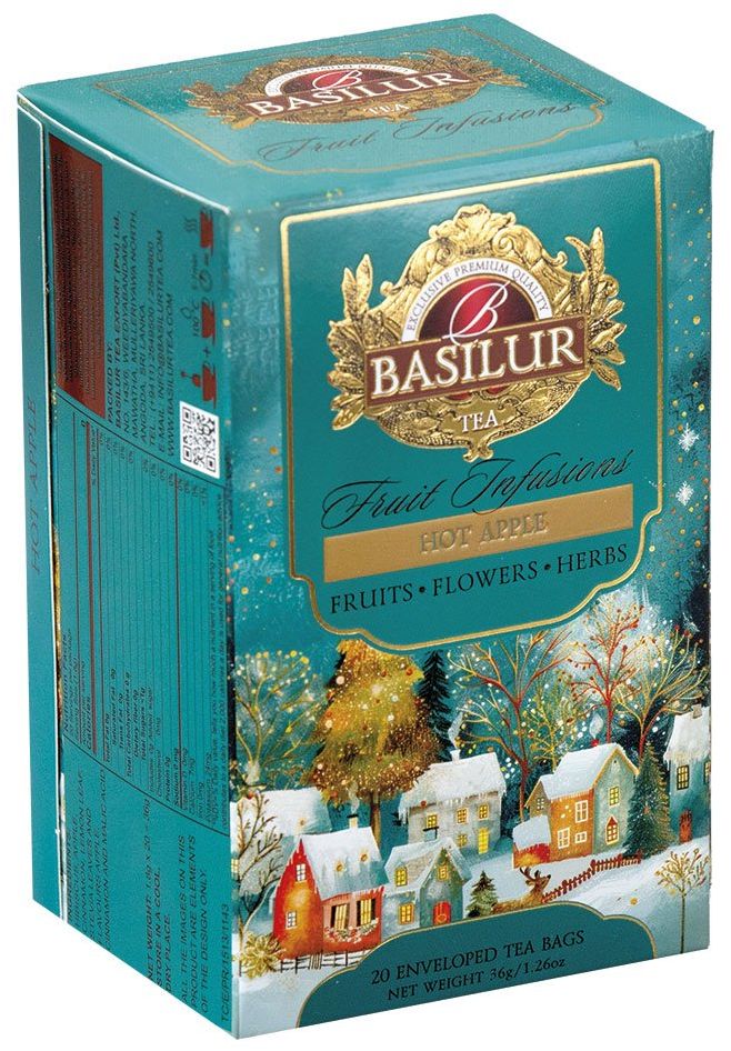 Basilur Christmas Fruit Hot Apple 20 x 1.8 g