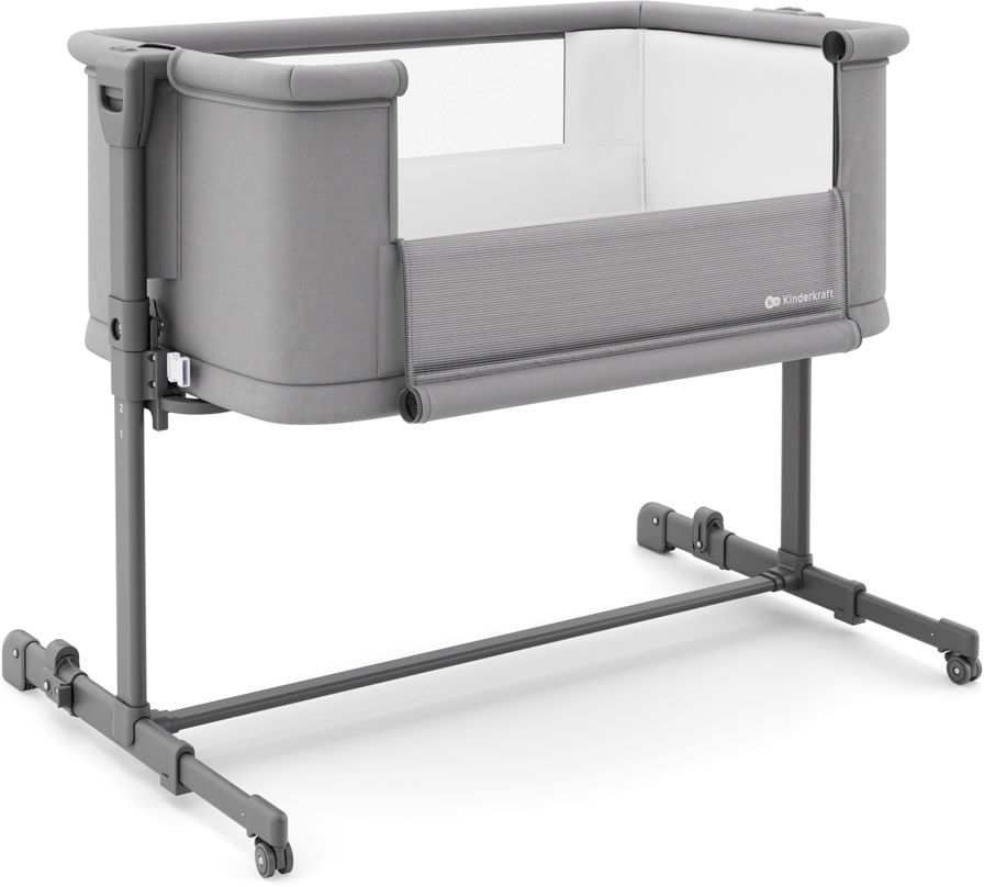 Kinderkraft Postýlka polohovací Nestee Grow 2 Dark Grey 1 ks