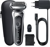 Braun Holicí strojek Series 7 71-S1000s Wet&Dry s cestovním pouzdrem stříbrný