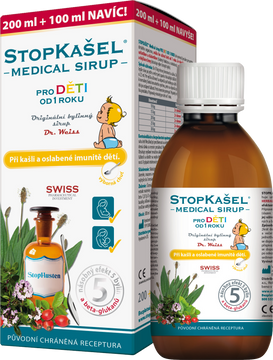 Dr.Weiss Stopkašel Medical sirup od 1 roku 300 ml