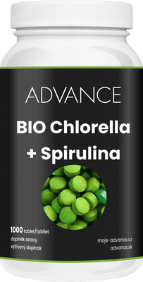 ADVANCE Chlorella + Spirulina BIO 1000 tablet